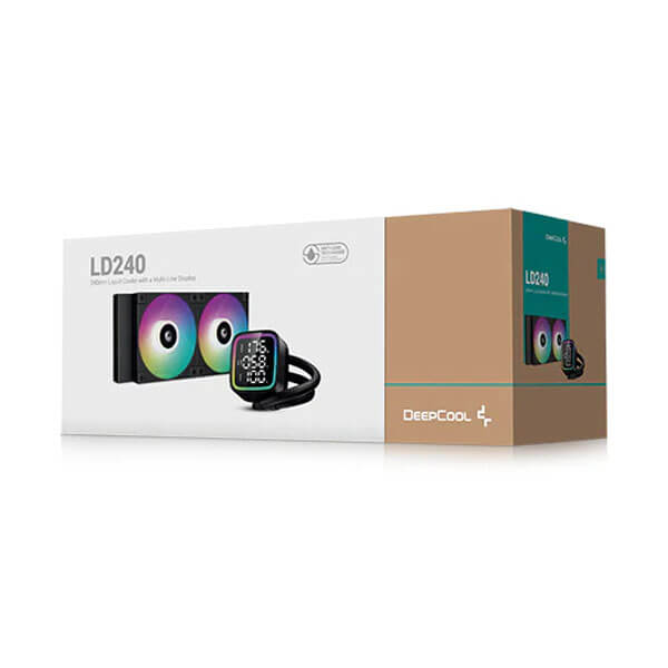 Deepcool LD240 ARGB CPU Liquid Cooler with LED Display